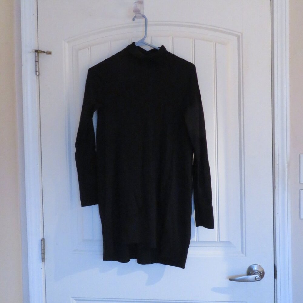 COS Black Wool Tunic Sweater/Dress XS (K563)